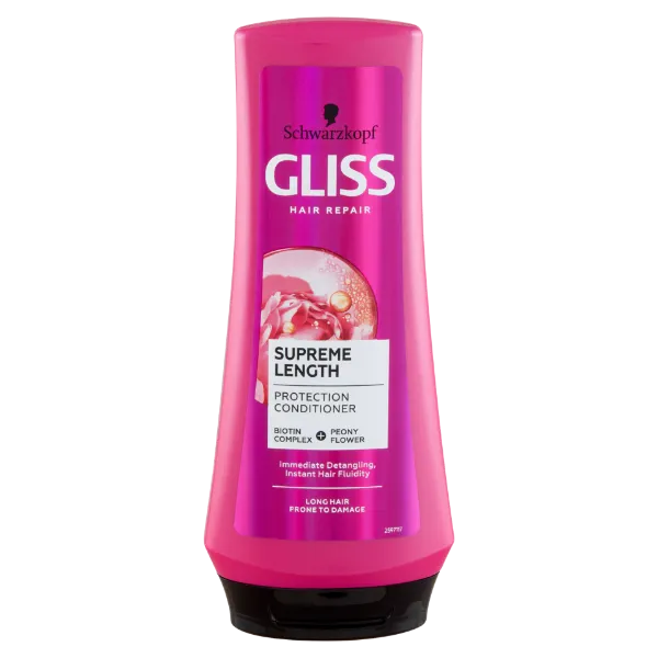Gliss Supreme Length hajbalzsam biotin complexel & bazsarózsával 200 ml termékhez kapcsolódó kép