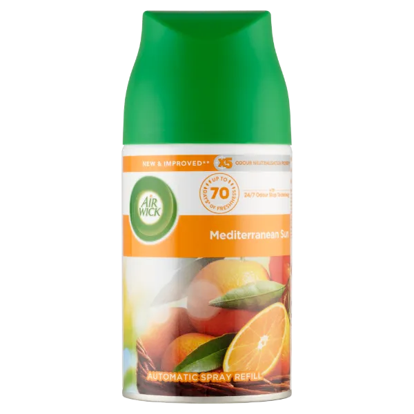 Air Wick Freshmatic Mediterrán Nyár automata légfrissítő spray utántöltő 250 ml termékhez kapcsolódó kép
