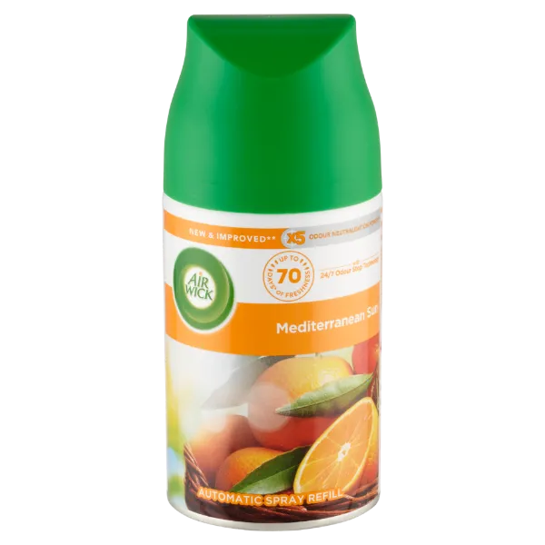 Air Wick Freshmatic Mediterrán Nyár automata légfrissítő spray utántöltő 250 ml termékhez kapcsolódó kép