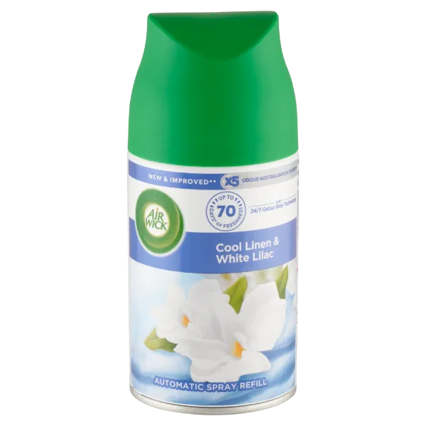Air Wick Freshmatic Friss Ruha & Fehér Liliom automata légfrissítő spray utántöltő 250 ml termékhez kapcsolódó kép