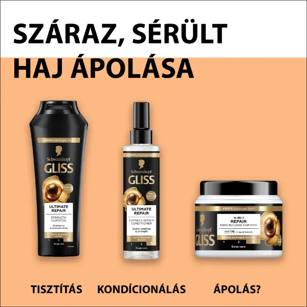Gliss Ultimate Repair sampon 400 ml  termékhez kapcsolódó kép