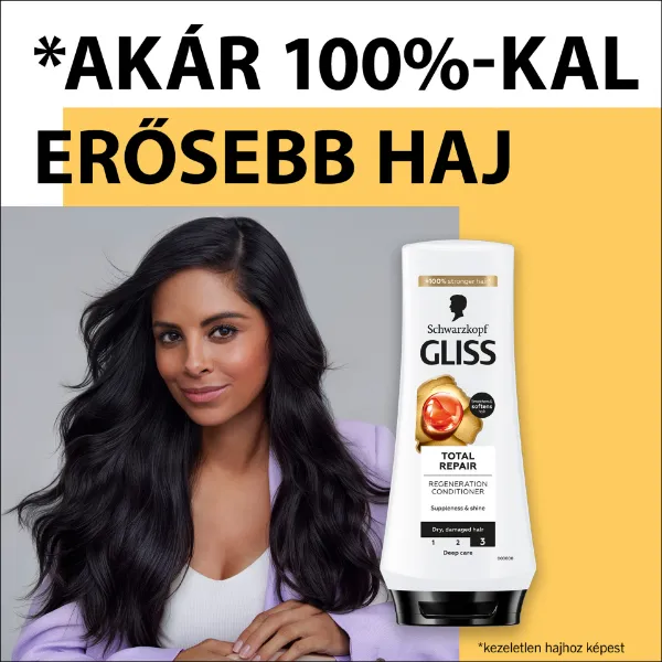 Gliss Teljeskörű regeneráló  balzsam 200 ml termékhez kapcsolódó kép