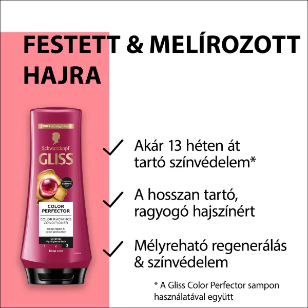 Gliss Ultimate Color hajbalzsam, UV-szűrővel & brazíl dióolajjal 200 ml termékhez kapcsolódó kép