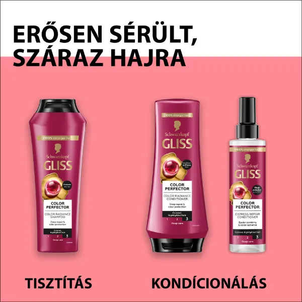 Gliss Ultimate Color hajbalzsam, UV-szűrővel & brazíl dióolajjal 200 ml termékhez kapcsolódó kép