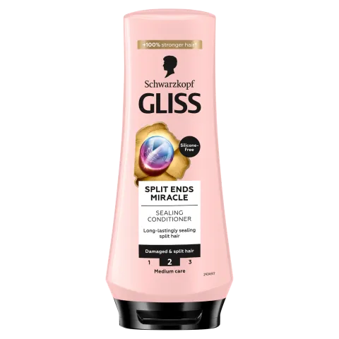 Gliss Split Ends Miracle hajbalzsam Ionic komplex-szel + szőlőmagolajjal 200 ml termékhez kapcsolódó kép