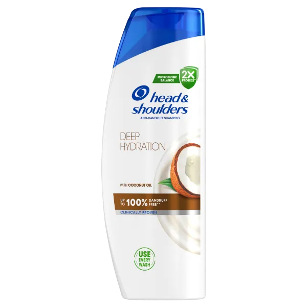 Head & Shoulders Deep Hydration korpa elleni sampon 400ml kókuszolajjal, napi használatra termékhez kapcsolódó kép
