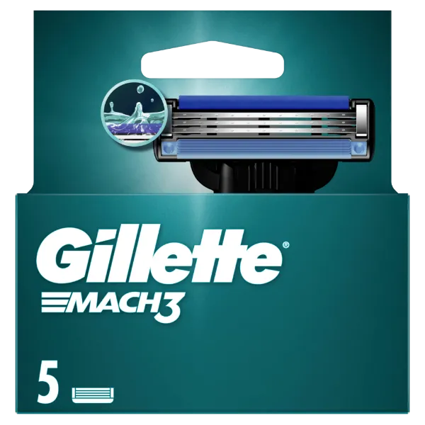 Gillette Mach3 Borotvabetétek Férfi Borotvához, 5 db Borotvabetét termékhez kapcsolódó kép
