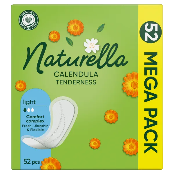 Naturella Light Calendula Tenderness Tisztasági Betét X52 termékhez kapcsolódó kép