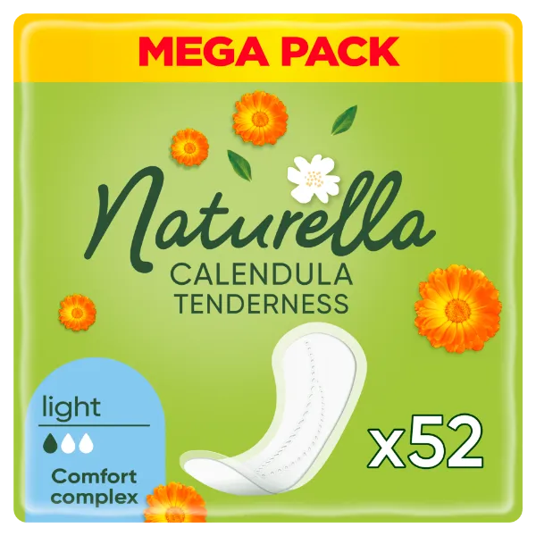 Naturella Light Calendula Tenderness Tisztasági Betét X52 termékhez kapcsolódó kép