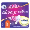 Always Platinum Normal (1-es méret) Szárnyas Egészségügyi Betét, 8 db termékhez kapcsolódó kép