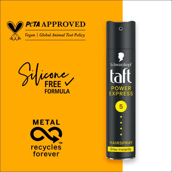 Taft Power Express hajlakk minden hajtípusra 250 ml termékhez kapcsolódó kép