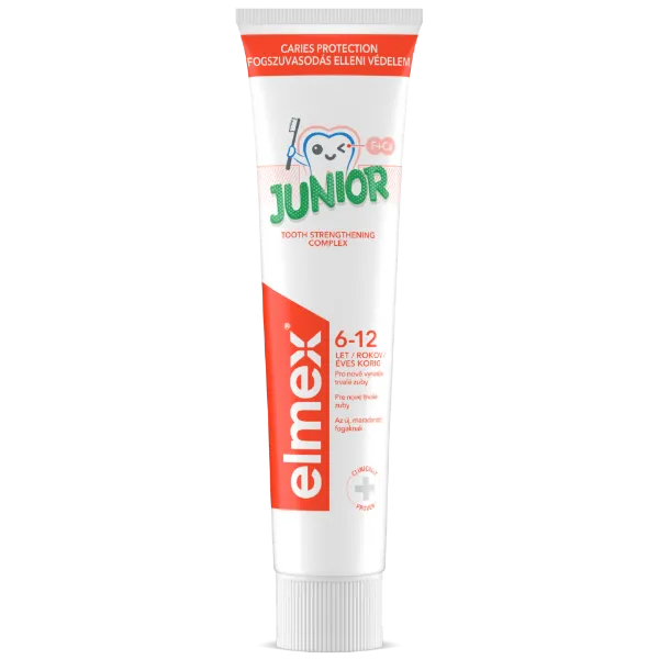 elmex Junior fogkrém 6-12 éves korig 75 ml  termékhez kapcsolódó kép