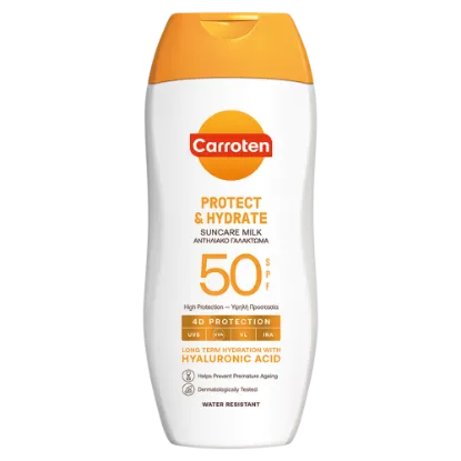Carroten Protect & Hydrate SPF50 naptej hialuronsavval 200 ml termékhez kapcsolódó kép