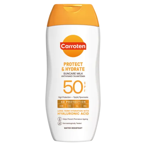 Carroten Protect & Hydrate SPF50 naptej hialuronsavval 200 ml termékhez kapcsolódó kép