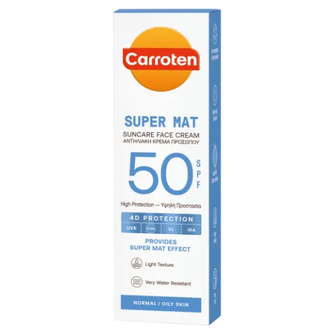 Carroten Super Mat SPF50 mattító fényvédő arckrém 50 ml termékhez kapcsolódó kép