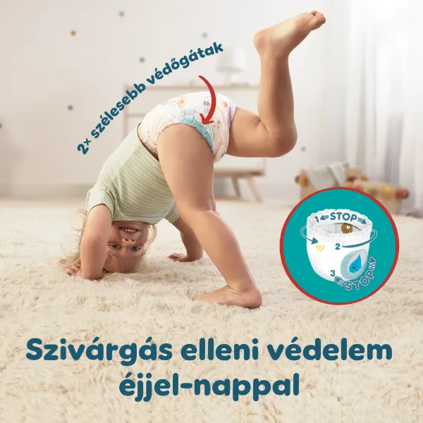 Pampers Active Baby Bugyipelenka, Méret 6, 132 Bugyipelenka, 13kg-19kg termékhez kapcsolódó kép
