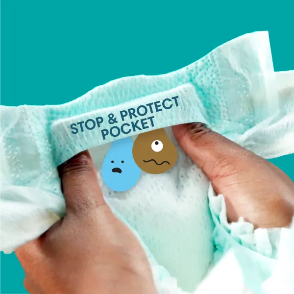 Pampers Active Baby Bugyipelenka, Méret 6, 132 Bugyipelenka, 13kg-19kg termékhez kapcsolódó kép