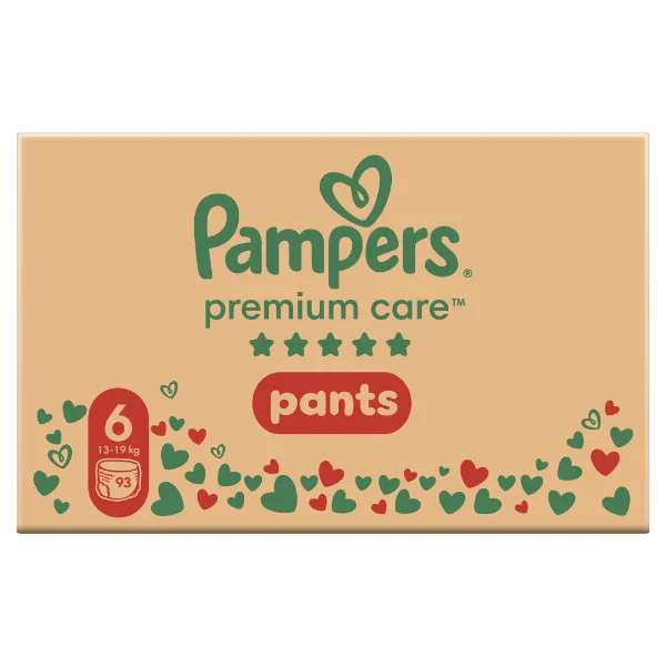 Pampers Premium Care Bugyipelenka, Méret: 6, 93 db, 13kg-19kg termékhez kapcsolódó kép