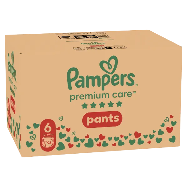 Pampers Premium Care Bugyipelenka, Méret: 6, 93 db, 13kg-19kg termékhez kapcsolódó kép