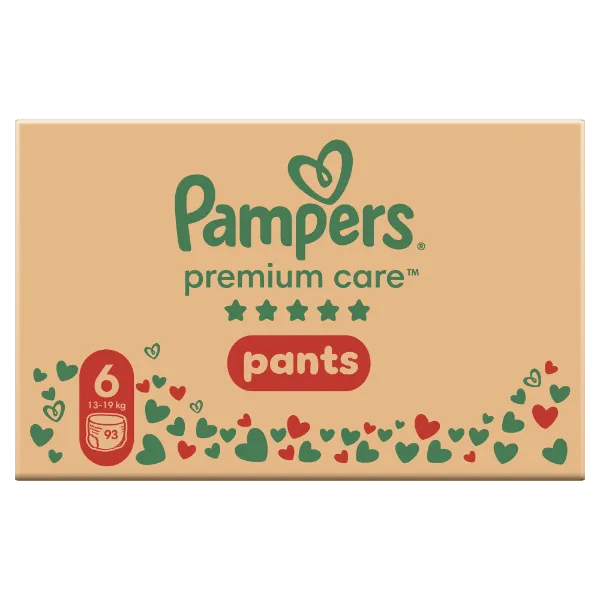Pampers Premium Care Bugyipelenka, Méret: 6, 93 db, 13kg-19kg termékhez kapcsolódó kép