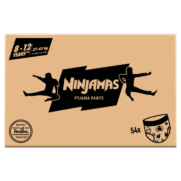 Ninjamas Pyjama Pants Űrhajós, 54 db Pyjama Bugyipelenka, 8 Éves Kor, 27kg-43kg termékhez kapcsolódó kép