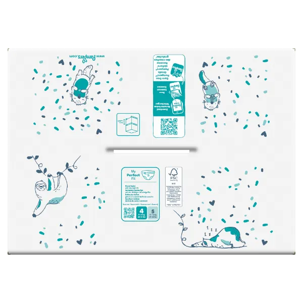 Pampers Harmonie Baby Pelenka, Méret: 4, 174 db Pelenka, 9kg-14kg termékhez kapcsolódó kép