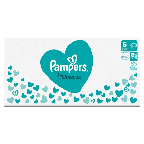 Pampers Harmonie Pelenka, Méret: 5, 152 Pelenka, 11kg-16kg termékhez kapcsolódó kép