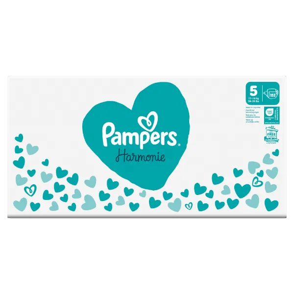 Pampers Harmonie Pelenka, Méret: 5, 152 Pelenka, 11kg-16kg termékhez kapcsolódó kép