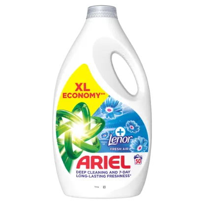 Ariel Folyékony Mosószer, 50 Mosáshoz, + Touch Of Lenor Fresh Air termékhez kapcsolódó kép