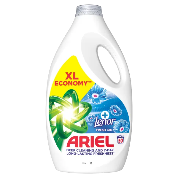 Ariel Folyékony Mosószer, 50 Mosáshoz, + Touch Of Lenor Fresh Air termékhez kapcsolódó kép