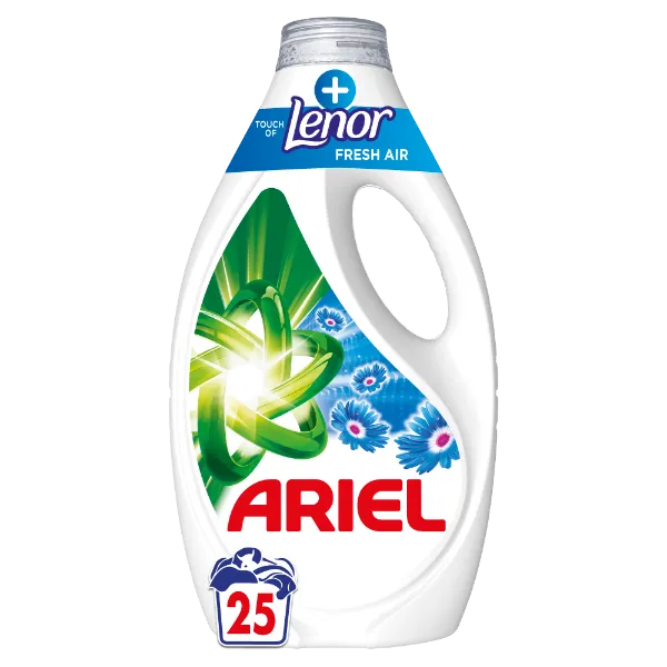 Ariel Folyékony Mosószer, 25 Mosáshoz, + Touch Of Lenor Fresh Air termékhez kapcsolódó kép