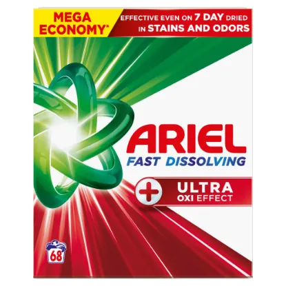 Ariel Mosópor, 3.74 kg, 68 Mosáshoz, +Ultra Oxi Effect termékhez kapcsolódó kép