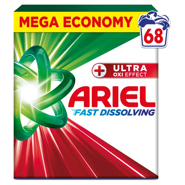 Ariel Mosópor, 3.74 kg, 68 Mosáshoz, +Ultra Oxi Effect termékhez kapcsolódó kép