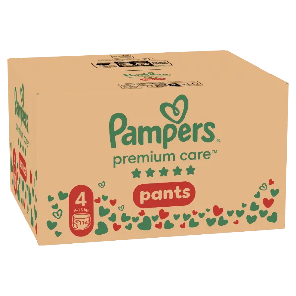 Pampers Premium Care Bugyipelenka, Méret: 4, 114 db, 9kg-15kg termékhez kapcsolódó kép
