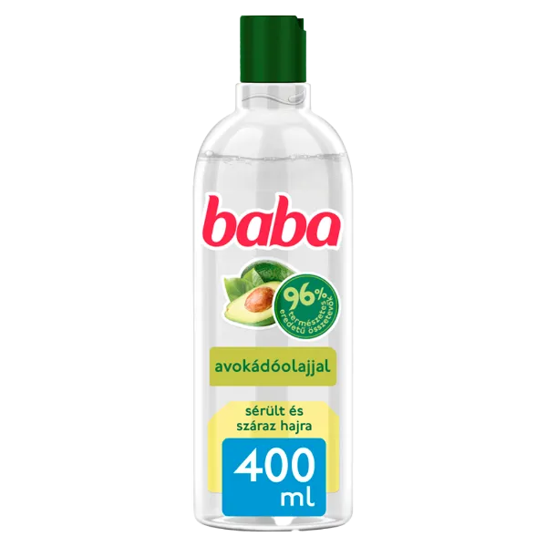 Baba sampon sérült és száraz hajra avokádóolajjal 400 ml termékhez kapcsolódó kép