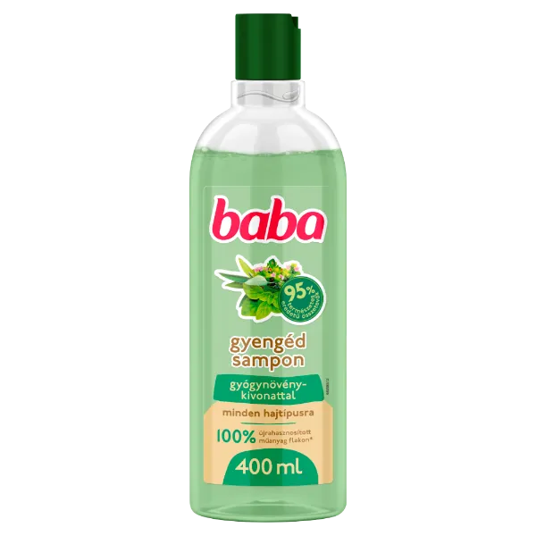 Baba sampon minden hajtípusra gyógynövényekkel 400 ml termékhez kapcsolódó kép