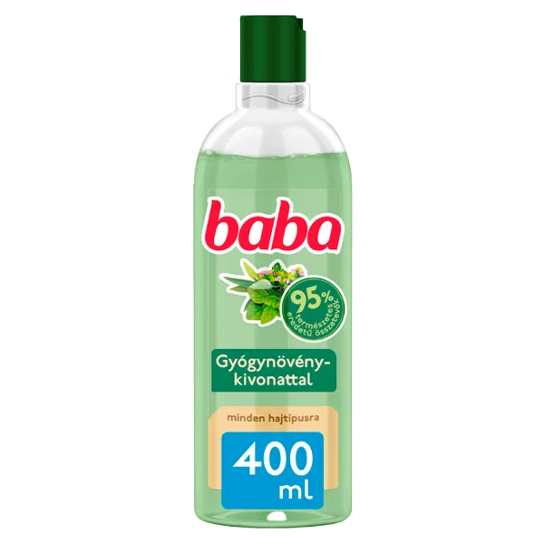 Baba sampon minden hajtípusra gyógynövényekkel 400 ml termékhez kapcsolódó kép