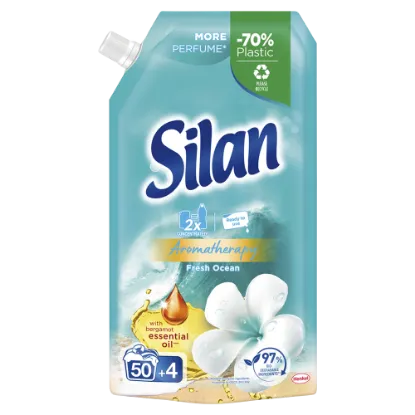 Silan Aromatherapy Fresh Ocean öblítő koncentrátum 54 mosás 594 ml termékhez kapcsolódó kép
