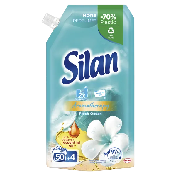 Silan Aromatherapy Fresh Ocean öblítő koncentrátum 54 mosás 594 ml termékhez kapcsolódó kép