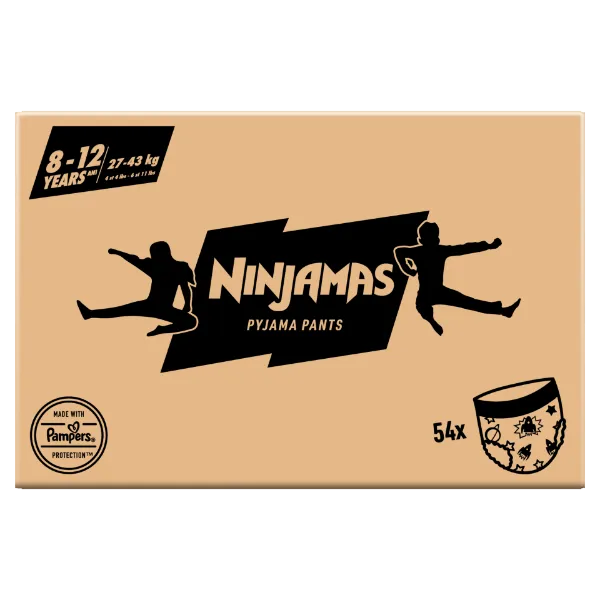 Ninjamas Pyjama Pants Űrhajós, 54 db Pyjama Bugyipelenka, 8 Éves Kor, 27kg-43kg termékhez kapcsolódó kép