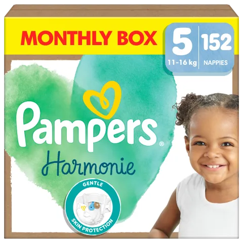 Pampers Harmonie Pelenka, Méret: 5, 152 Pelenka, 11kg-16kg termékhez kapcsolódó kép