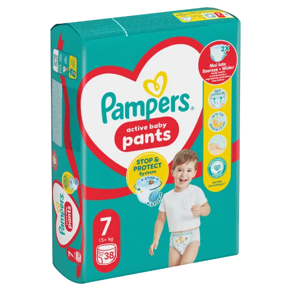Pampers Pants Bugyipelenka, Méret: 7, 38 db pelenka, 17kg+ termékhez kapcsolódó kép