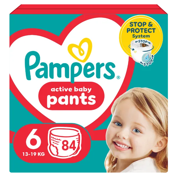 Pampers  Bugyipelenka, Méret: 6, 84 db Pelenka, 14kg - 19kg termékhez kapcsolódó kép