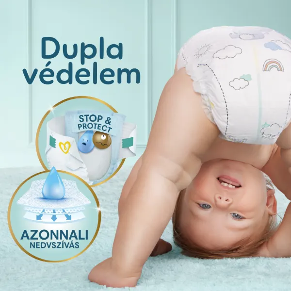 Pampers Premium Care - havi pelenkacsomag, Méret: 2, 224 Pelenka, 4kg-8kg termékhez kapcsolódó kép