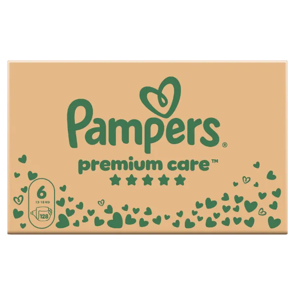 Pampers Premium Care Pelenka - havi pelenkacsomag , Méret: 6, 128 db, 13kg-18kg termékhez kapcsolódó kép