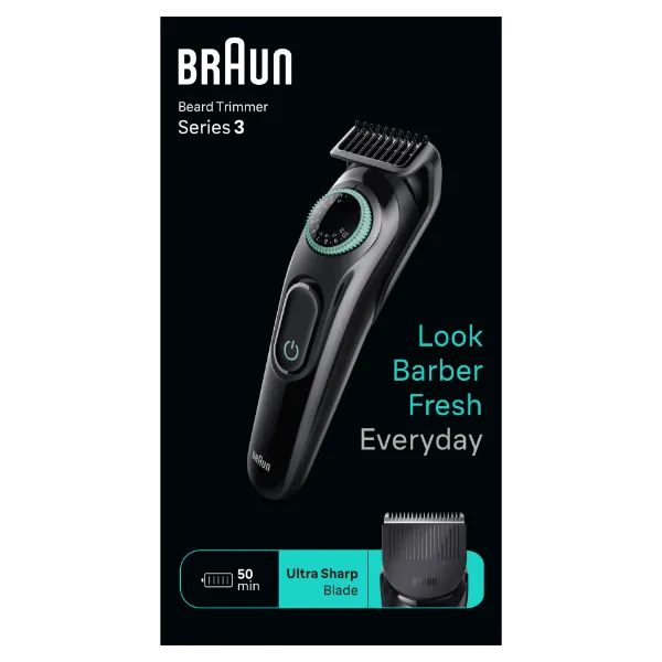 Braun Series 3 BT3410 Szakállvágó Trimmer Férfiaknak 50 perces üzemidővel termékhez kapcsolódó kép