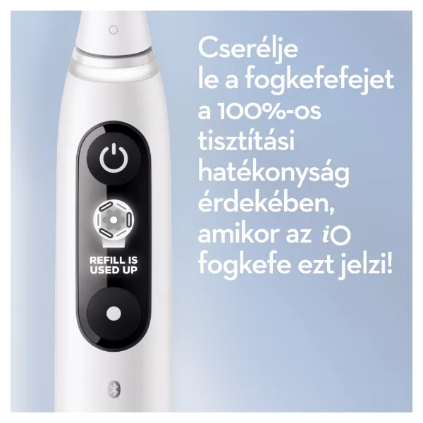 Oral-B iO 6s Elektromos Fogkefe, Fehér termékhez kapcsolódó kép