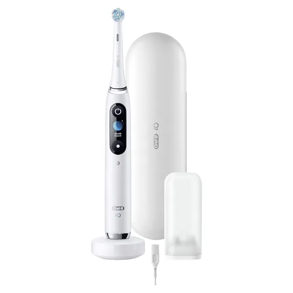Oral-B iO 9 Elektromos Fogkefe, White Alabaster termékhez kapcsolódó kép