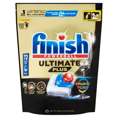 Finish Powerball Ultimate Plus Fresh mosogatógép kapszula 72 db 878 g termékhez kapcsolódó kép