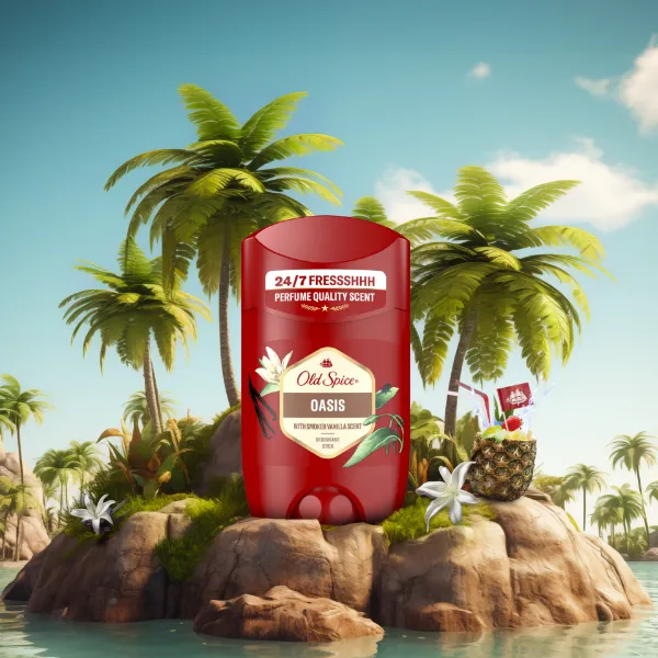 Old Spice Oasis Stift Dezodor Férfiaknak, 50 ml, 48 Órás Frissesség, 0% Alumíniumsó termékhez kapcsolódó kép